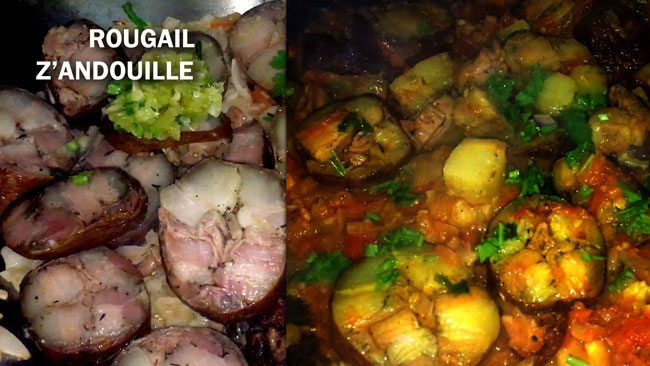 Rougail andouille.